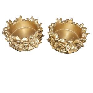 Touch Of Class gold candle holder set